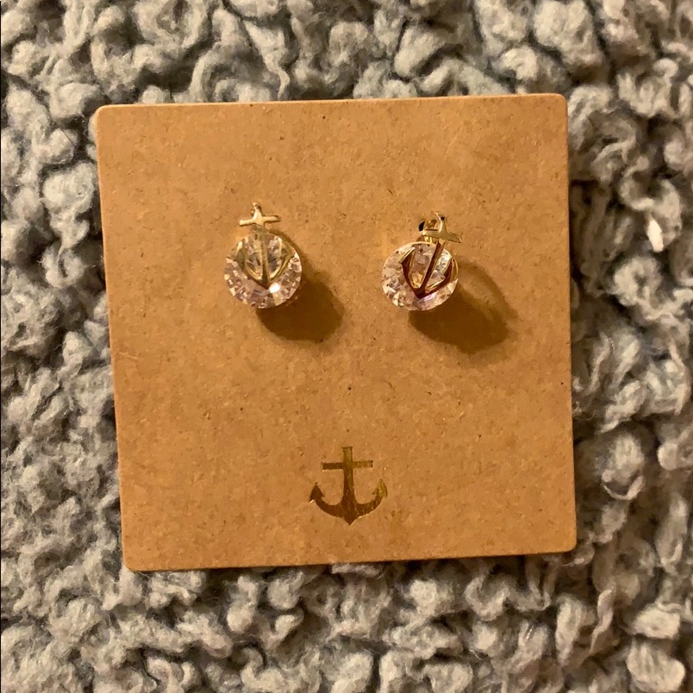 Anchor earrings